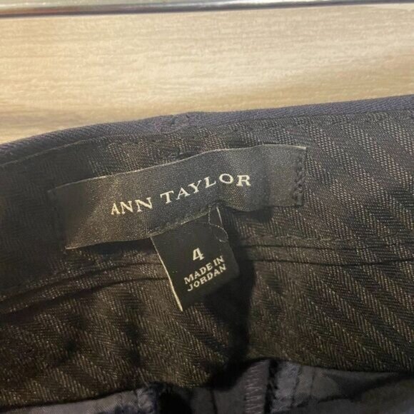 Ann Taylor Women's Color blocked Trouser‎ Straight Crop Ankle Pants - Picture 6 of 6